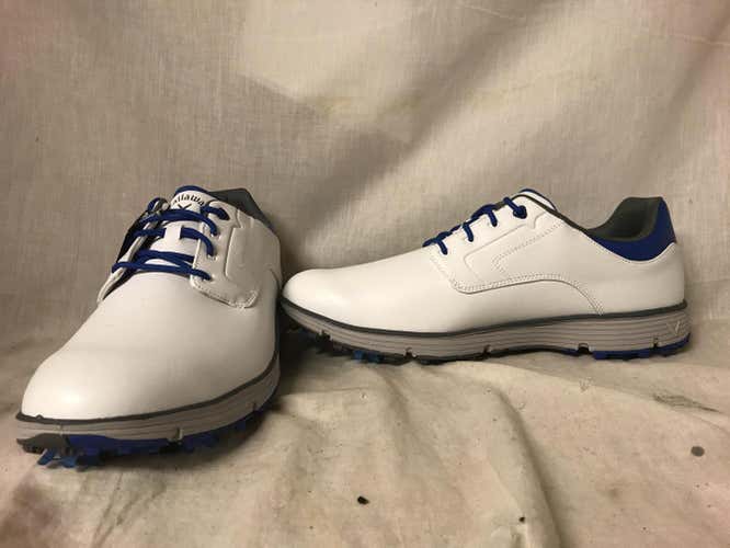 White New Men's 13 (Women's 14) Callaway Golf Shoes