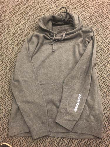 Gray New Bauer Large Core Sweatshirt