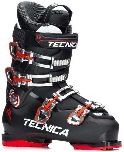 New Men's Tecnica Ten.2 70 HVL Ski Boots Black Size 26.5 (SY363)