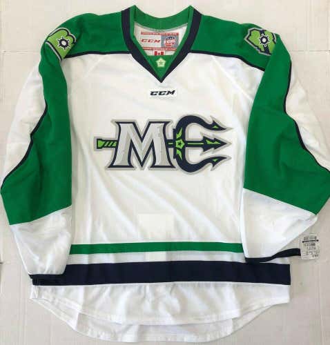 New Authentic Pro Stock CCM Maine Mariners ECHL Hockey Player Jersey sz 56 7287