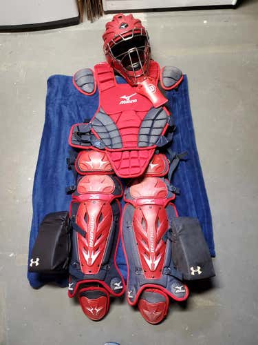 Used Mizuno Full Catchers Set - High School Size