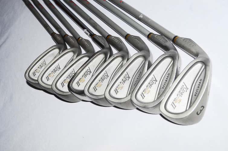 Used Men's Cobra Left Handed ii Iron Set Regular Flex Graphite/Steel Shaft