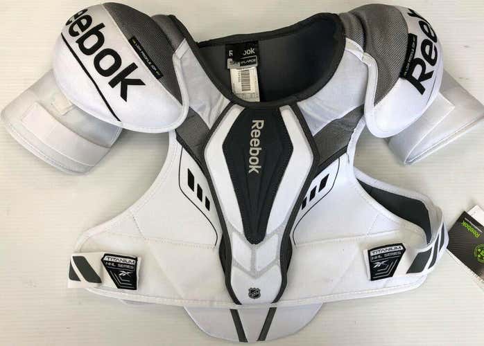 New Reebok Titanium Senior XL Ice Hockey Player Shoulder Pads sr chest X-large