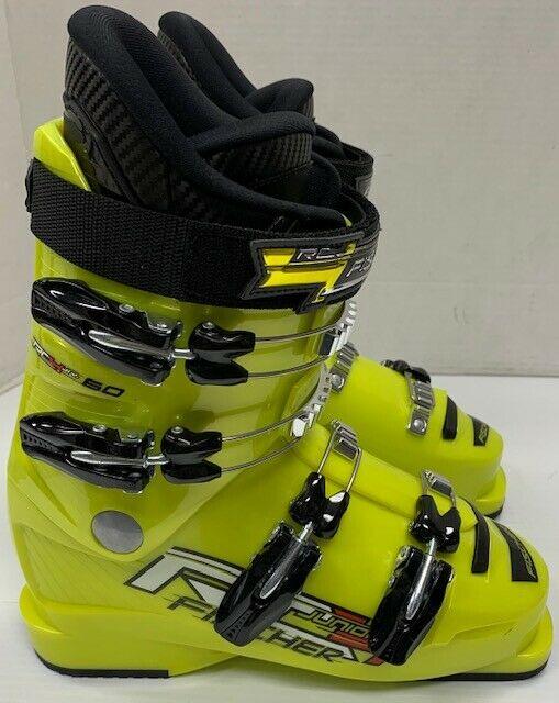 New Fischer RC4 JR 60 Pro downhill ski boots size 24.5 alpine race boot 283mm