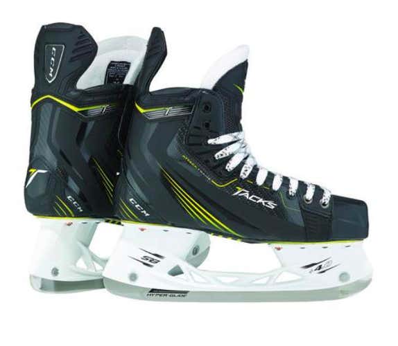 New CCM Pro Tacks Ice Hockey Skates Junior size 4 width D kids skate jr black