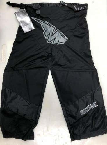 New Mission BSX Inline Hockey Pant Junior Large roller derby boys youth Black