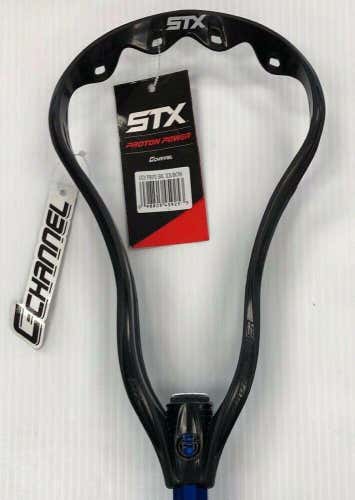 New STX Proton Power Box/Field Lacrosse Player Head Unstrung Black equipment sr