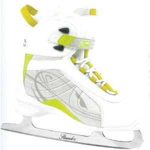 New DR SK33 Soft Boot Women's Ice Figure Skates size 3 sz womens skate white