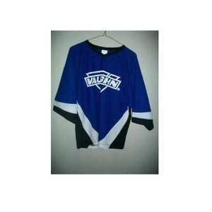 New Vaughn 7360 Junior XL Ice Hockey Goalie Jersey Blue White Black goal X-large