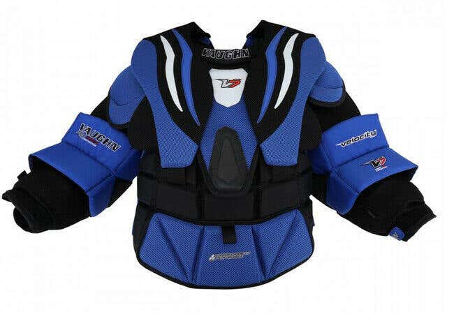 New Vaughn XR Pro Carbon chest/arm protector Sr Medium senior ice hockey goalie