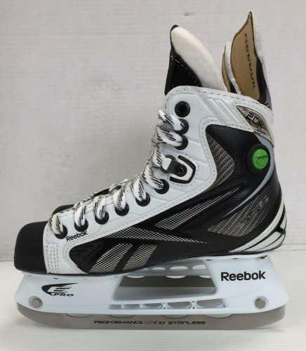 New Reebok 20k White Ice Hockey Players Skates size 4.5EE skate youth junior