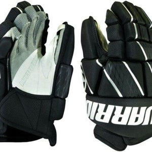 New Warrior Burn Fatboy box lacrosse goalie gloves 13" black Lax indoor goal blk