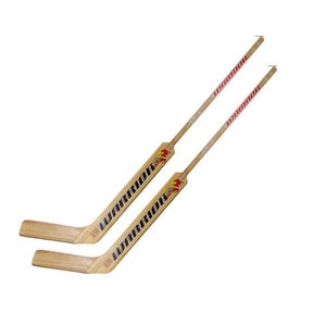 2 New Warrior Woodrow 21" junior Goalie Sticks left hand LH Backstrom wood