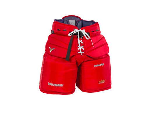 New Vaughn V6 2000 Sr. Small Goalie Pants senior Velocity ice hockey goal Red