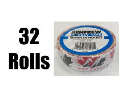 New 32 pack Renfrew Team Canada Cloth Ice Hockey Tape 24mm x 14m Stick Tape