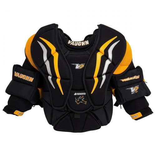 New Vaughn V7 XF INT Intermediate Small hockey goalie chest & arm protector SM