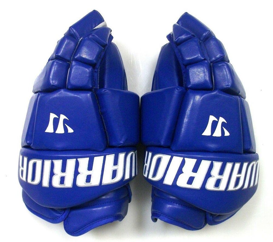 New Warrior Fatboy box lacrosse goalie gloves 14" royal Lax indoor senior goal