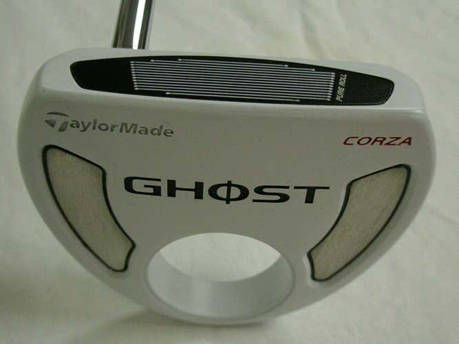 Taylor Made Corza Ghost Putter 34" (Pure Roll, White) LEFT Golf Club LH