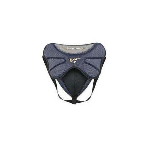 New Vaughn Velocity 7800 ice hockey goalie senior sr jock cup strap navy silver