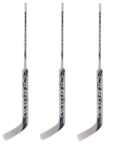 New 3 pack Vaughn 7900 Hockey Goalie stick sticks regular 25 composite silver Sr