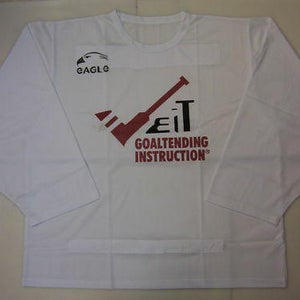 New Eagle ice hockey goalie cut jersey white adult XXL Sr. mens senior men goal