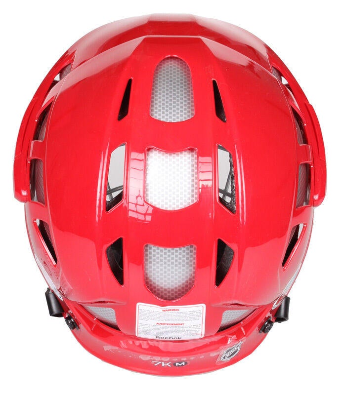 Reebok 7K ice hockey helmet and cage size small red new face mask combo sz sm 