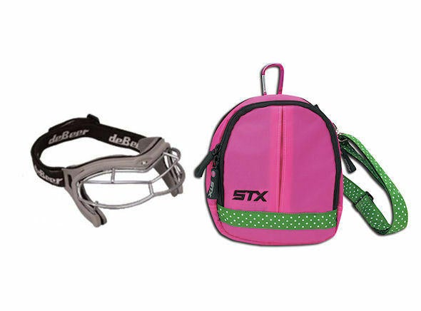 Debeer Lucent SI field lacrosse goggles women grey STX Baron bag eye protection 