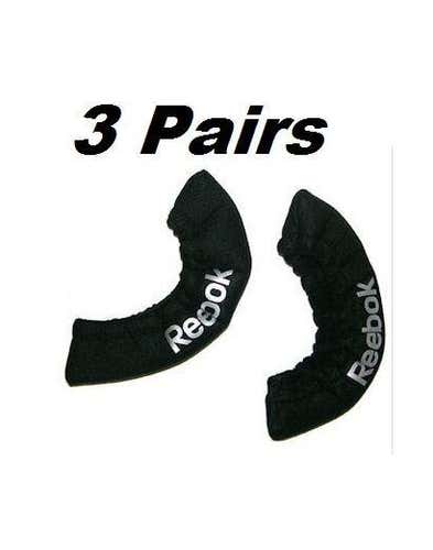 3 New Reebok ice hockey skate blade covers size junior Jr. black ACBCV guards
