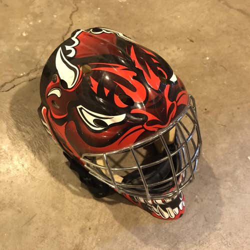 Black Junior Itech Profile 1000 Goalie Mask