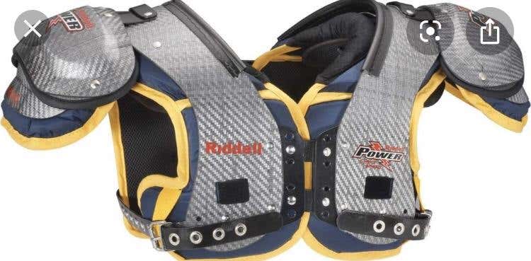Used Medium Riddell Power Light Speed Shoulder Pads