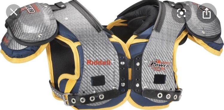 Used Medium Riddell Power Light Speed Shoulder Pads