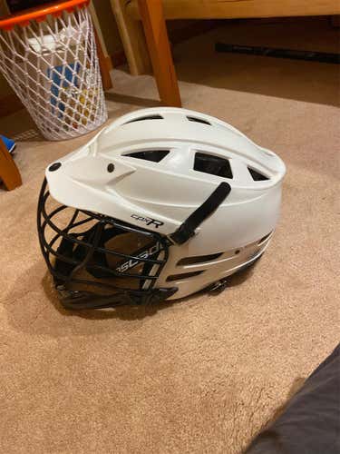 LIKE NEW-White Used Player Cascade CPX-R Helmet