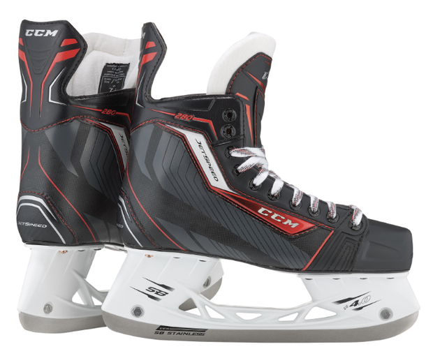 Senior New CCM JetSpeed 280 Hockey Skates D&R (Regular) Size 9