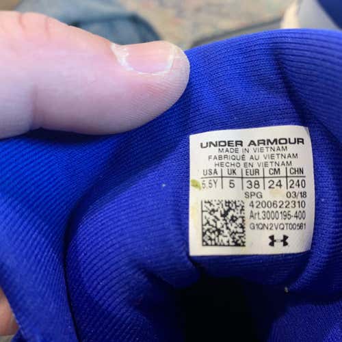 Blue Youth Under Armor