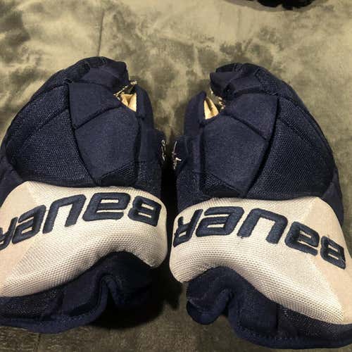 Blue Used Bauer Vapor X:60 Pro Giroux 14" Pro Stock Gloves