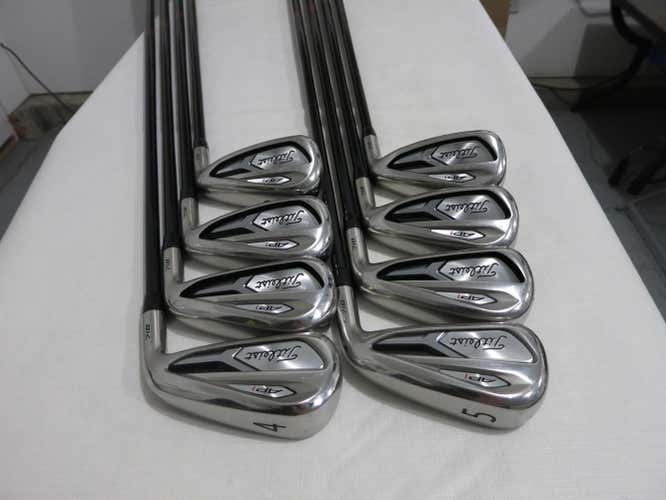 Titleist 718 AP1 Iron Set 718AP1 - 4-PW, AW - Senior Flex Graphite