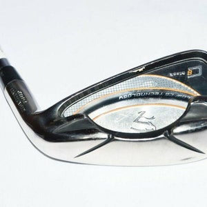 6 Iron Diamond Tour Golf C8 Black Rh 37.5" Steel Stiff New Grip