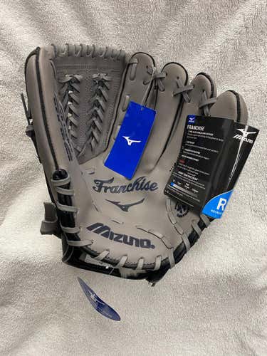 Gray New Mizuno Right Handed franchise Baseball Glove 11.75"