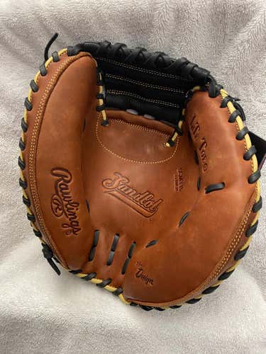 Brown New Rawlings Right Handed Catcher's Sandlot Series Baseball Glove 33"