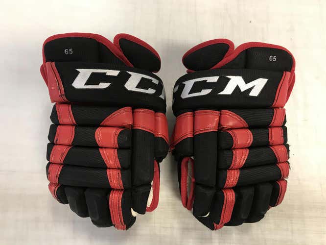 CCM 852 Pro Stock Hockey Gloves 14" BlackHawks 4057