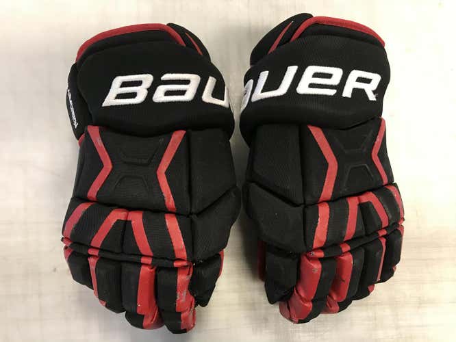 Bauer Supreme MX3  Pro Stock Hockey Gloves 14" BlackHawks 4059