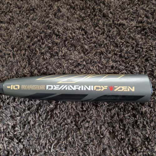 New USSSA Certified DeMarini Composite CF Zen Bat (-10) 19 oz 29"
