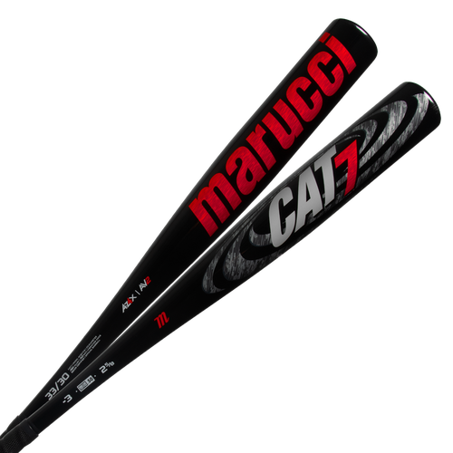 MARUCCI 2020 CAT 7 BLACK BBCOR -3 33" 30OZ HIGH SCHOOL BASEBALL BAT, NEW
