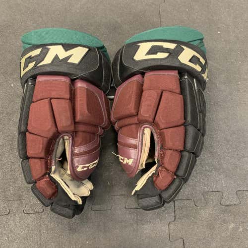 Arizona Coyotes Used Senior CCM HGCL Gloves 14" Pro Stock