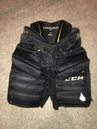 Black Senior Large CCM Premier Pro  Hockey Goalie Pants