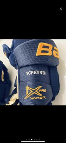 New St. Louis Blues Vapor 1X Gloves 14" Pro Stock Shenn