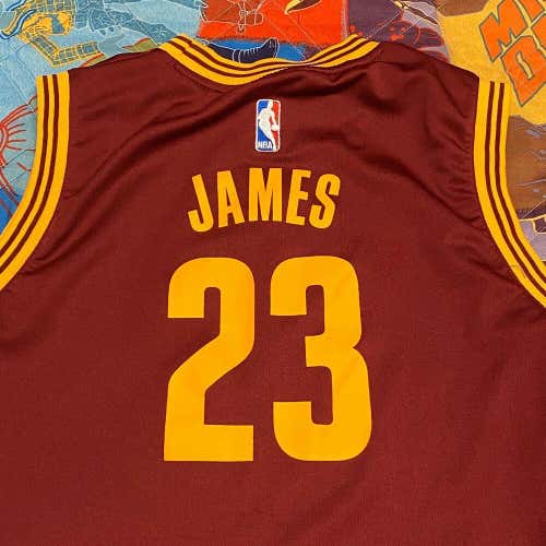 LeBron James Cleveland Cavaliers Jersey Youth Boys L Adult XS NBA Basketball 23