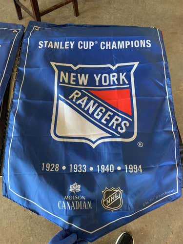 Stanley Cup hockey flags Molson Canadian