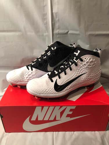 Nike Force Trout 5 Pro Size 11.5 White/Black NWOB