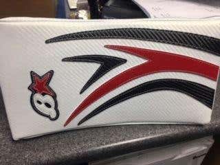 White/red/black New Junior Brian's Regular Zero G blocker/INT catch